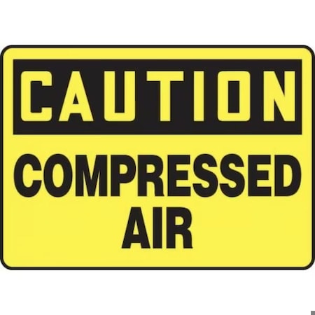 Accuform OSHA CAUTION SAFETY SIGN COMPRESSED MCPG603XT MCPG603XT